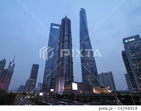 上海・浦東・陸家嘴 上海中心大厦 金茂大厦 上海環球金融中心 上海国金中心 / Shanghai 54298928
