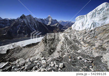 風景 山 氷河 54299126