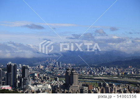 剣潭山 老地方から台北市一望 54301556
