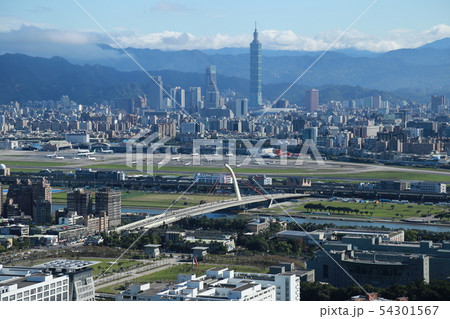 剣潭山 老地方から台北市一望 54301567