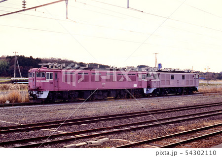 1995年　利府駅構内に留置のED781とED711 54302110