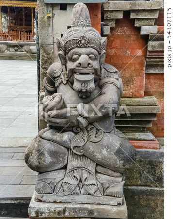 Statue in Hindu temple Pura Tirta Empul Statue in Hindu temple Pura Tirta Empul 54302115