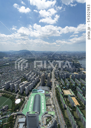雲 都市 都会 54302983