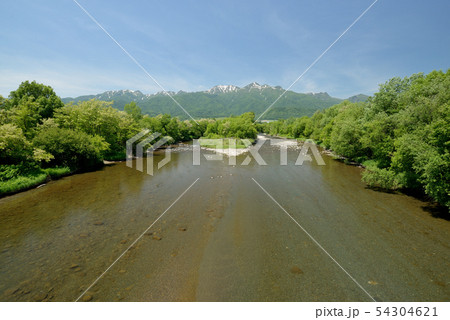 空知川と芦別岳 空知川と芦別岳 54304621