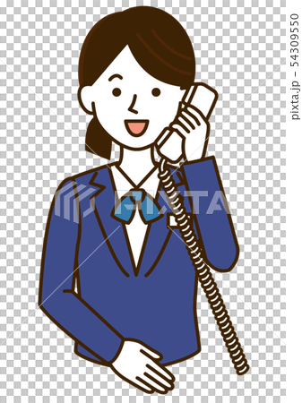 Woman making a phone call 54309550