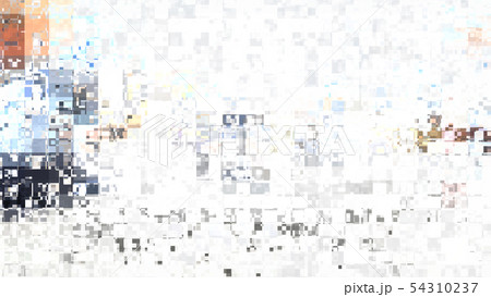 CGアブストラクト　サイケデリックな背景　白色 54310237