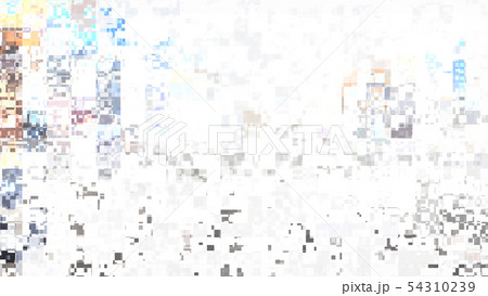 CGアブストラクト　サイケデリックな背景　白色 54310239