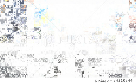 CGアブストラクト　サイケデリックな背景　白色 54310244