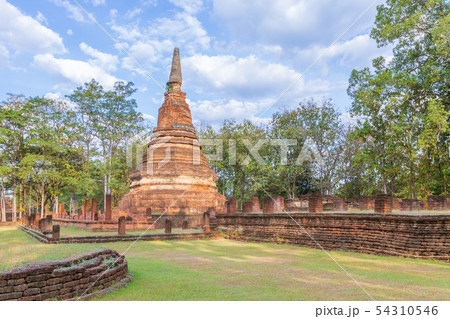 Wat Phra That temple in Kamphaeng Phet Historical 54310546