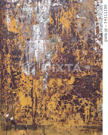 Rusty metallic steel plate 54311290