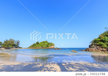 Clear turquoise blue sea at Bo Thong Lang Bay, 54311746