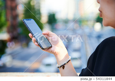 スマホ　街 54311844