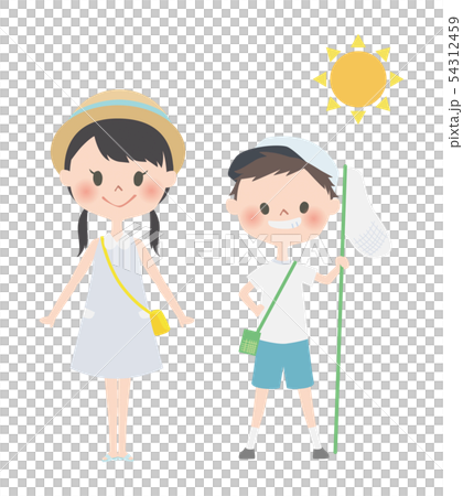 夏休みの子どもたち 54312459