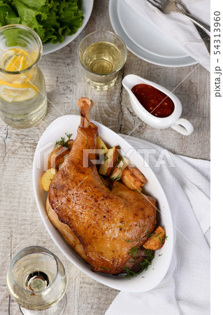 Roasted turkey leg Roasted turkey leg 54313960