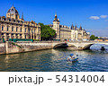 Conciergerie Castle and Bridge of Change. Paris  54314004