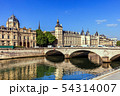 Conciergerie Castle and Bridge of Change. Paris  54314007