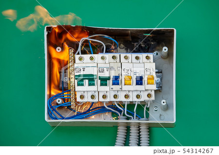 Bad electric wiring systems became the cause fire. 54314267
