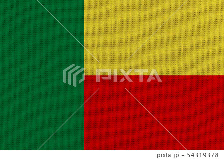 Benin fabric flag 54319378