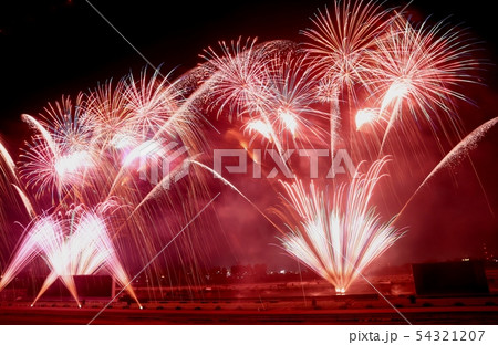 京都芸術花火２０１９　ワイドスターマイン 54321207