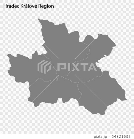 High quality map is a region of Czech republic High quality map is a region of Czech republic 54321632