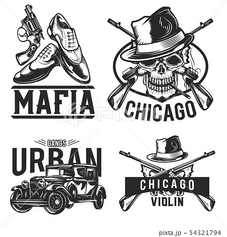 Set Of Mafia Emblemsのイラスト素材