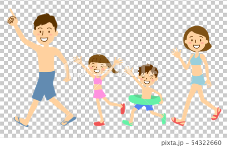 Sea summer four-man family swimwear younger brother ring sandals 54322660
