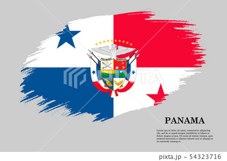 Brush stroke flag . Vector illustration 54323716