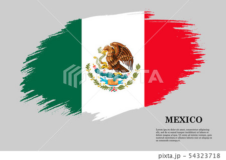 Brush stroke flag . Vector illustration 54323718