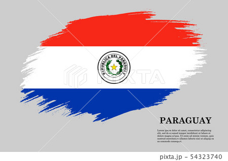 Brush stroke flag . Vector illustration Brush stroke flag . Vector illustration 54323740