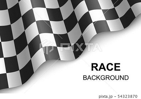Checkered flag background . Vector illustration 54323870
