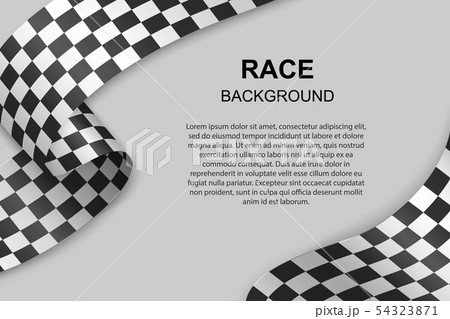 Checkered flag background . Vector illustration 54323871