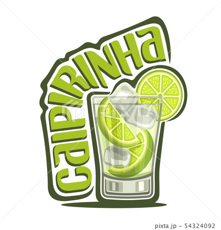 Vector cocktail Caipirinha Vector cocktail Caipirinha 54324092