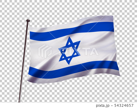 イスラエルの国旗イメージのイラスト素材