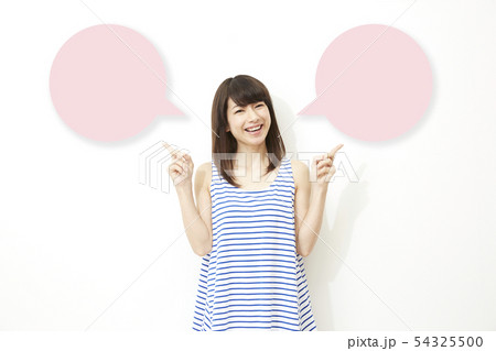 女性 白バック 女性 白バック 54325500