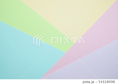 Fashionable pastel colored paper flat lay top Fashionable pastel colored paper flat lay top 54328096
