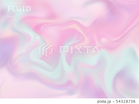 Holographic abstract soft pastel colors fluid 54328736