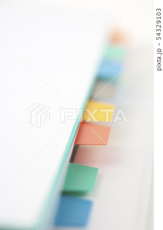 ノート カラフル ホワイト 54329103