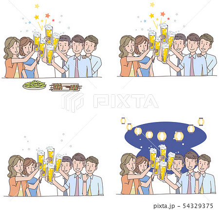 ビールとビジネスマンとOL 54329375