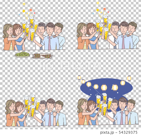 ビールとビジネスマンとOL 54329375