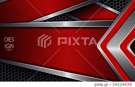 Abstract red textural design with a mesh frame and a metallic hue arrow Abstract red textural design with a mesh frame and a metallic hue arrow 54329439