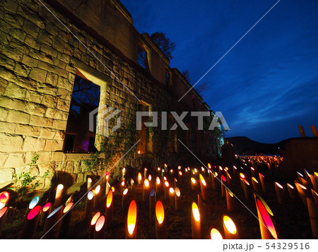 竹灯籠まつり(長崎県：片島) 54329516