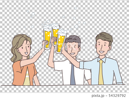 ビールとビジネスマンとOL 54329792