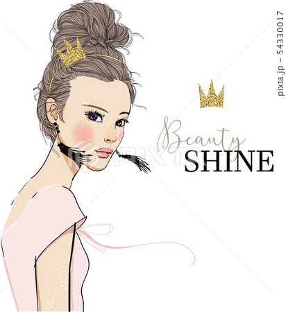 portrait of young woman portrait with crown portrait of young woman portrait with crown 54330017