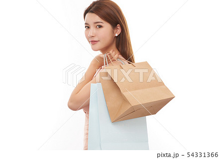 女性　ショッピング 54331366