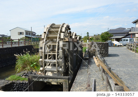 三連水車(福岡県朝倉市)日本最古の実働する水車 三連水車(福岡県朝倉市)日本最古の実働する水車 54333057