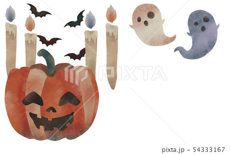 ハロウィン 白フチ ハロウィン 白フチ 54333167