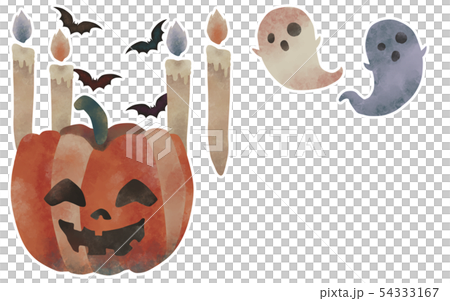 ハロウィン 白フチ ハロウィン 白フチ 54333167