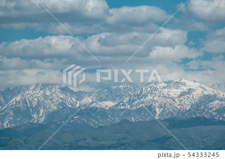 残雪の立山 54333245