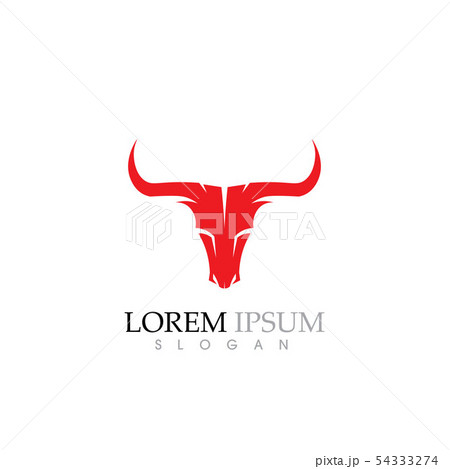 Cow Logo Template vector icon Cow Logo Template vector icon 54333274