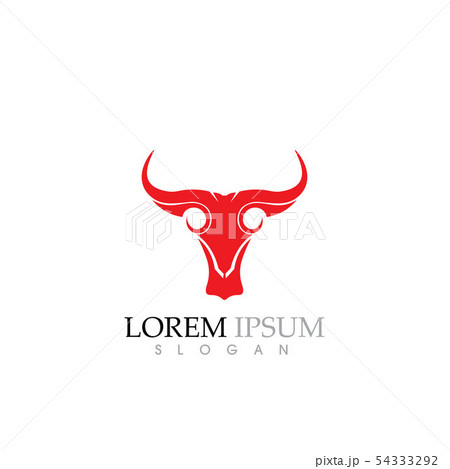 Cow Logo Template vector icon 54333292
